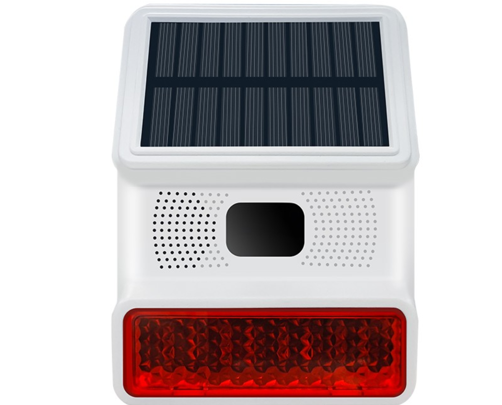 无线户外太阳能声光报警器